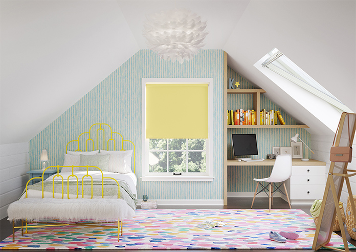 Trinity (Blackout), Daffodil Yellow - Roller Blind - Image 8
